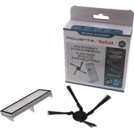 Rowenta kit filtro spazzola laterale robot aspirapolvere XPlorer 220 240 AI RR9465 RR9695 (1/3)