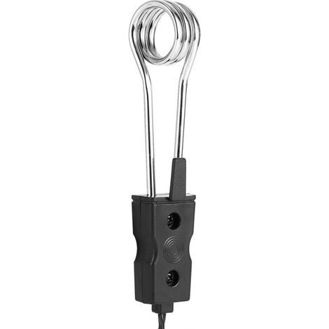Thermoplongeur électrique, mini voiture électrique portative 12V / 24V bouillie radiateur à immersion pour chauffer l'eau de boisson au café au chocolat en ébullition(24V) (1/5)