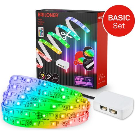 Pimp your Panel Starterset LED Stripe RGB Leiste Wohnzimmer Flur Zubehör Paneele