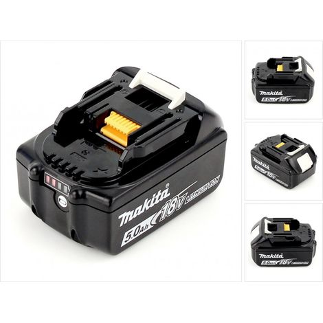 Makita BL 1850 B Li-Ion Akku 18V 5,0 Ah ( 197280-8 / 632f15-1 ) mit LED Anzeige - Nachfolger von 196672-8 (1/5)
