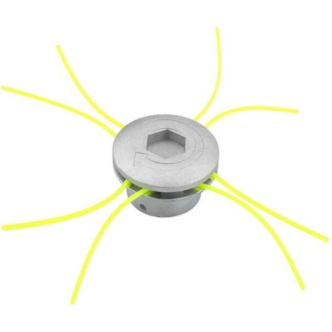 Universal Cutting Head, Universal Aluminum Heads Lawn Mower String Trimmer Head Grass Trimmer Accessories, Mower Head Grass Head Aluminum Head