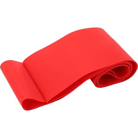 Bande de jante ZTTO 80 mm pour pneus de vélo, protection anti-crevaison en PVC pour pneus de 26 pouces, rouge (1/5)