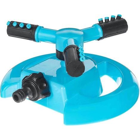 Garden Sprinkler Automatic Lawn Sprinkler 3 Arms Lawn Sprinkler Fully Automatic Rotating Sprinkler (1/5)