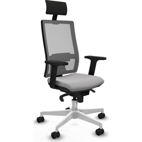 Piqueras et Crespo Chaise de bureau gris clair confortable