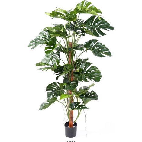 Philodendron Monstera artificiel 160 cm en pot (1/2)