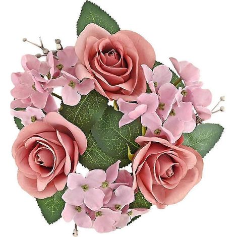 Couronne de bougies de Noël, bougeoir pour bougies piliers, couronne de roses artificielles, guirlande de bougies bohème pour porte, cuisine, fête, décoration intérieure-dark red