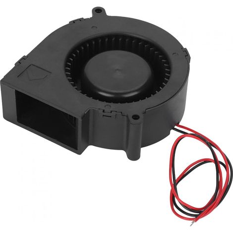 Ventilateur Centrifuge 12V - 1 Unité - Noir - Double Roulement - Barbecue Camping (1/5)