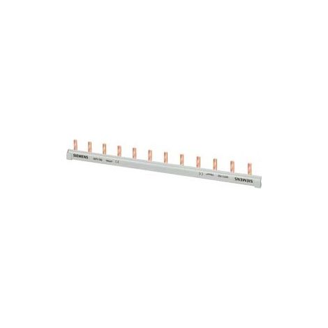 Sbarra Di Collegamento A Punte, Monofase 10Mm2, 56 Punte, Isolamento Grigio Tagliabile, Senza Calotte Terminali