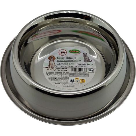 Écuelle inox anti-fourmis pour chien Bubimex - 0,5 L - Bubimex (1/4)