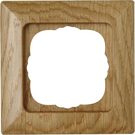 Kopp 306530087 - Mascherina in rovere naturale a 1 ingressi per montaggio verticale e orizzontale [Importato da UE]