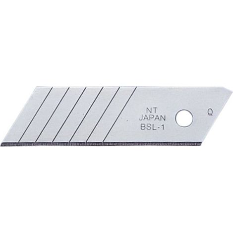 Lames de découpe nt cutter bsl-11 18 mm pack de 10