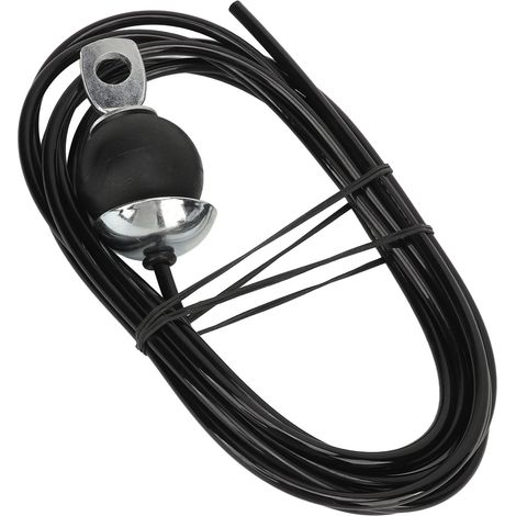 Câble de poulie en acier de 5 mm d'épaisseur, supportant une charge de 100 kg (220,5 lb), installation facile, câble de remplacement pour appareils de musculation, longueur 3 m (9,8 pi). (1/5)
