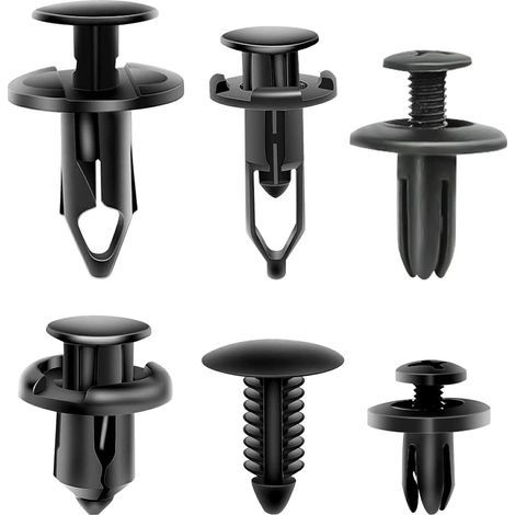 190 Pièces Clips Voiture, Rivet Clip Plastique Voiture Rération Automobile, Rivets en Plastique Attaches, Rivet Clip Plastique Fixation Universel Auto nneaux Garniture de Portière (1/5)