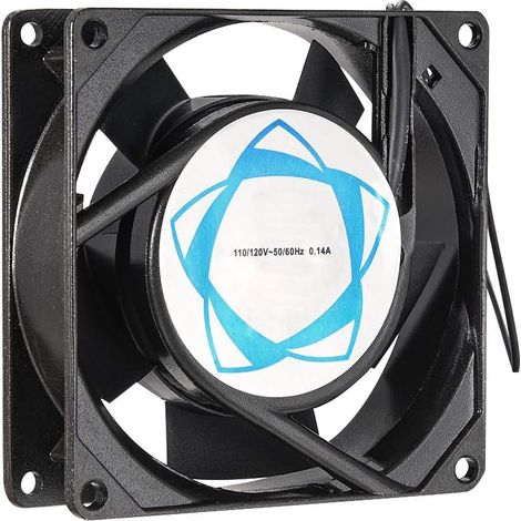 Volets 92 mm x 92 mm x 25 mm SF9225AT DC 110 V/120 V 0,14 A Double bille de stockage (1/3)