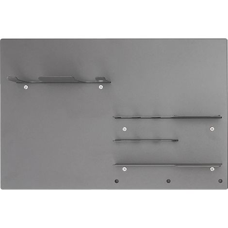 Organizzatore per accessori da caffè, design a 4 livelli, installazione senza foratura, grigio scuro (1/2)
