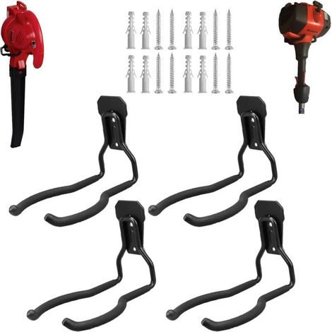 Ganci da parete per diserbanti, supporti per utensili elettrici per pareti di garage, ganci multiuso per attrezzi e contenitori da garage, 4 (1/4)