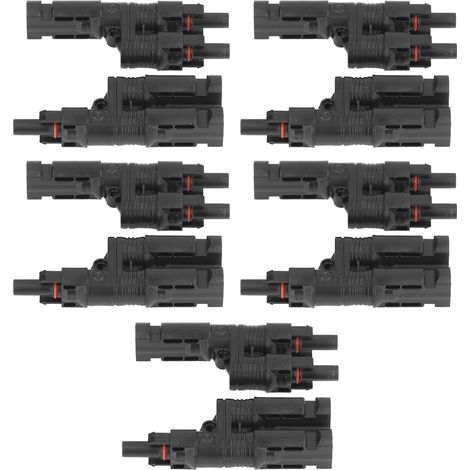 5er-Packung 50-A-H-förmige Photovoltaik-Solarstecker, Stecker/Buchse für Parallelschaltung, 1000 V (MCH201) – CE-, TÜV-, RoHS- und REACH219-zertifiziert (1/5)