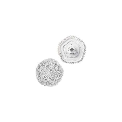 Lot de 2 Chiffons pour Dreame W10/W10 Pro de Rechange pour aspirateur Robot, Lavable Tampon de Vadrouille, pour Tous Types de Sols