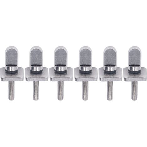 6 vis de pouce M4 filetage inox 316 antirouille, fixation solide pour planche de surf, longboard, placage (1/5)