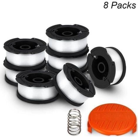 Bobines de coupe-bordures - Black + Decker AF-100 - 30 pieds - 0,065 pouces - 8 pièces (1/4)