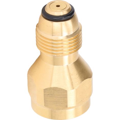 Adaptateur de remplissage pour bouteille de propane 1 lb en laiton massif universel mini pour le remplissage de petites bouteilles jetables