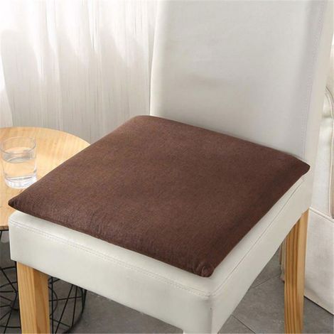 Coussin Chaise - 40 x 40 cm - Mousse À Mémoire De Forme - Antidérapant - Pour Salle À Manger Jardin Cuisine Maison Café - 1 Pièce (1/4)