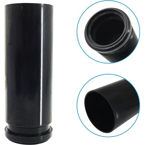 Pipe d'évacuation droite pour WC suspendu 90 mm – PE-HD avec joint EPDM – Installation murale horizontale – Compatible Geberit (1/5)