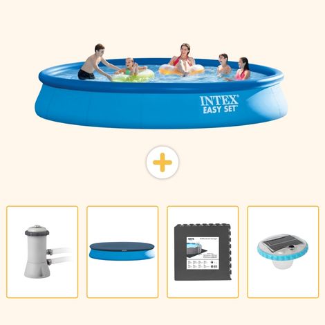Intex Piscine Easy Set Ronde - 457x84 cm - 5-pièces S312 (1/5)