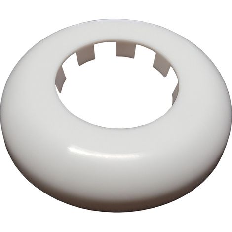 Weißer Rosettenkragen Rosenabdeckung für Rohrlöcher, die Lücken abdecken, die 50 mm verstecken (1/2)