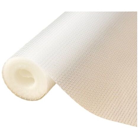 Tapis de tiroir antidérapant 40x450cm - Revêtement Non adhérent En EVA imperméable Antidérapant pour étagères, armoires, tiroirs, réfrigérateurs, maison, bureau Découpe libre Transparent 40l x 450L cm (1/5)