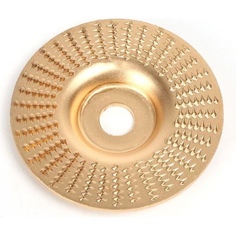 Disques de sculpture sur bois pour meuleuse d'angle pour fixation de 10,2 cm , meuleuse à souche, pour le travail du bois, disque de sculpture,1pcs (1/4)