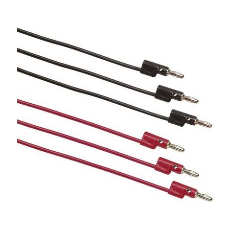 Fluke TL935 Set de cordons de mesure banane mâle 4 mm banane mâle 4 mm 1.20 m rouge, noir 1 pc(s) (1/2)