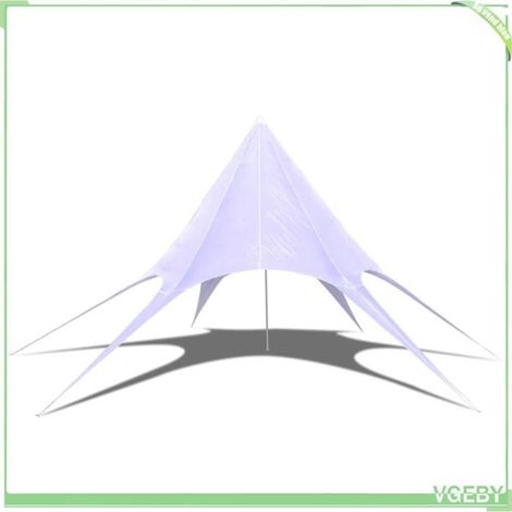 Pavillon de jardin - FAF EICY - 40705 - Diamètre 10 m - Blanc - Tissu Oxford anti-UV (1/5)