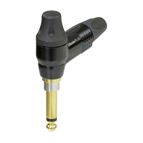 Neutrik NP2RX-ULTIMATE Jack 6.35 mm Spina angolata Numero Poli (num): 2 Mono Nero 1 pz. (1/4)