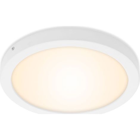 Lampe LED BRILONER LEUCHTEN FIRE, 21,4 W, 2200 lm, IP20, blanc, métal-plastique, Ø 30 cm (1/5)