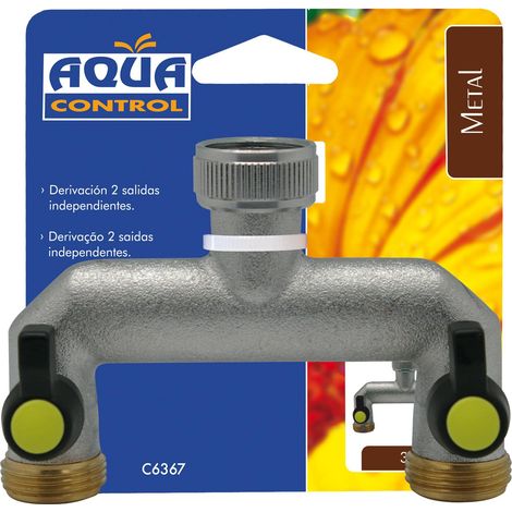 Aqua Control Altadex m120661 – Rubinetto a 2 Vie indipendenti con Chiavi di Passaggio brasato c6367 (1/3)