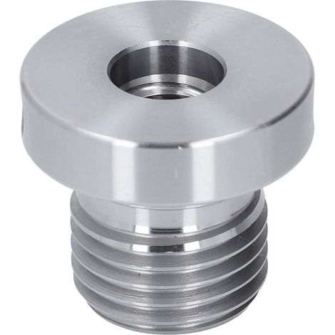 Adaptateur de broche de poupée de tour 33mm mâle 18mm femelle filetage insert mandrin pour tournage sur bois en acier inoxydable (1/5)