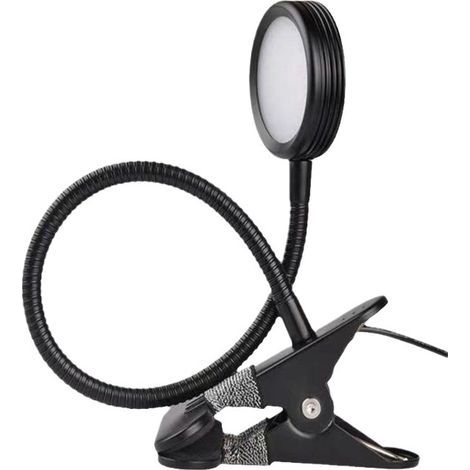 360° Flexible Clip LED Desk Lamp – 3 Lighting Modes – 10 Brightness Levels – Eye Protection – USB Powered (1/5)