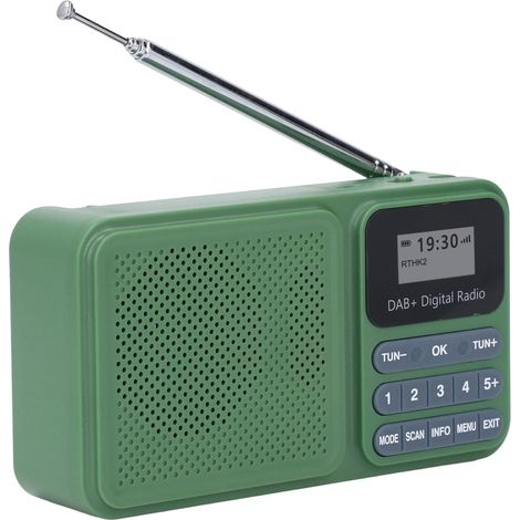 Radio Dab, Radio Dab à énergie Solaire Prend en Charge Dab, Dab+, Haut-Parleur Portable Radio Numérique avec Haut-Parleur Bluetooth, Batterie 1200 MAh (1/5)