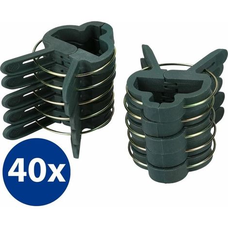 40x Pince à plantes Support pour plantes Attache pour plantes Taille (1/5)