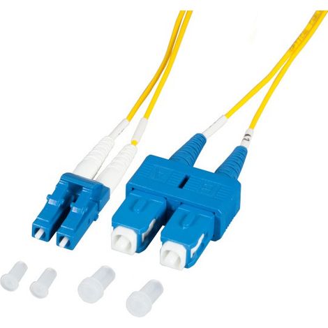 Techly Professional Cavo Fibra Ottica SC/LC 9/125 Monomodale 2m Diametro 1.2mm OS2 (1/5)