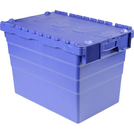 VISO DSW 5541 Klappdeckelbox (B x H x T) 600 x 416 x 400 mm Blau 1 St. (1/2)