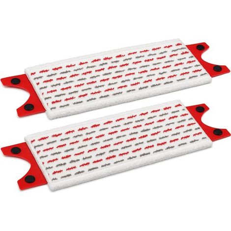 Lot de 2 recharges pour balai à franges Vileda UltraMax UltraMat 2-en-1, lavable en microfibre. (1/4)