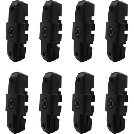8 Pièces (4 Paires) ,Noir Patin de Frein vélo 50mm,Plaquettes de Frein de vélo pour Magura HS HS11 HS22 HS24 HS33 (1/5)