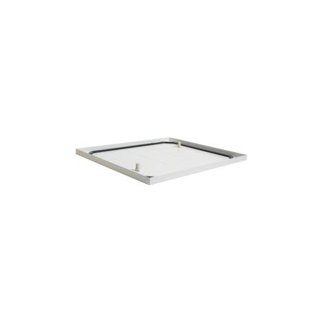 Plaq passe-câble ouverte 400x400 (HAG FN098E)