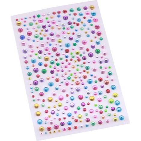 Bögen Acryl-Strassstein-Diamant-Aufkleber, selbstklebend, Nageldekoration, DIY-Zubehör, 325 Stück 3/