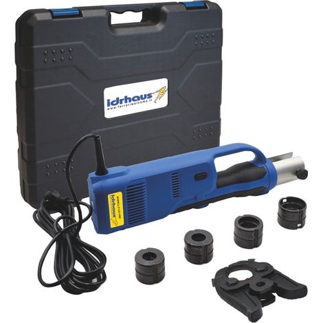 Pressatrice elettrica cz-1550 pressatrice cz-1550 elettrica + inserti 16-20-26-32 e ganascia porta inserti