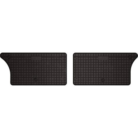 Tapis de sol en caoutchouc pour : Seat Alhambra I monospace 3e rangée (1995-2010) - noirs, sur mesure (1/5)