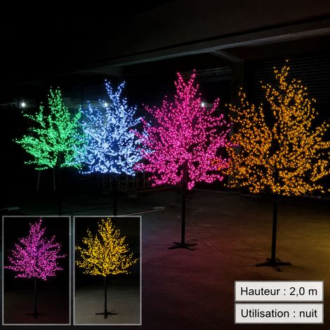 Arbre Lumineux LED Cerisier Artificiel 1,8 m 864 LED Étanche IP65 1.8 m864 4 kg – Livraison gratuite
