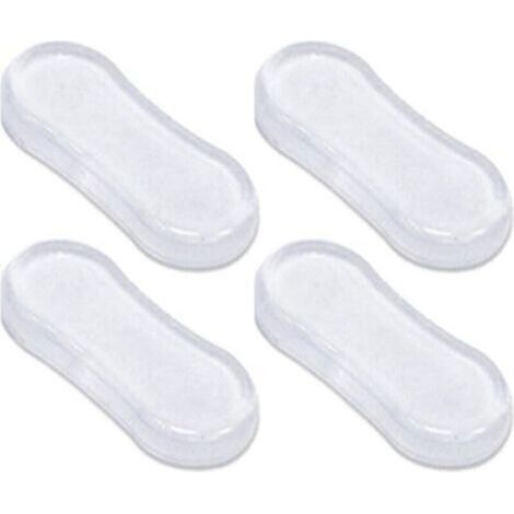 Lot de 4 pare-chocs pour siège de toilette, tampons pour siège de toilette, coussinets en caoutchouc pour couvercle de toilette, toilettes et pièces de toilette pour la maison, l'hôtel et l'hô